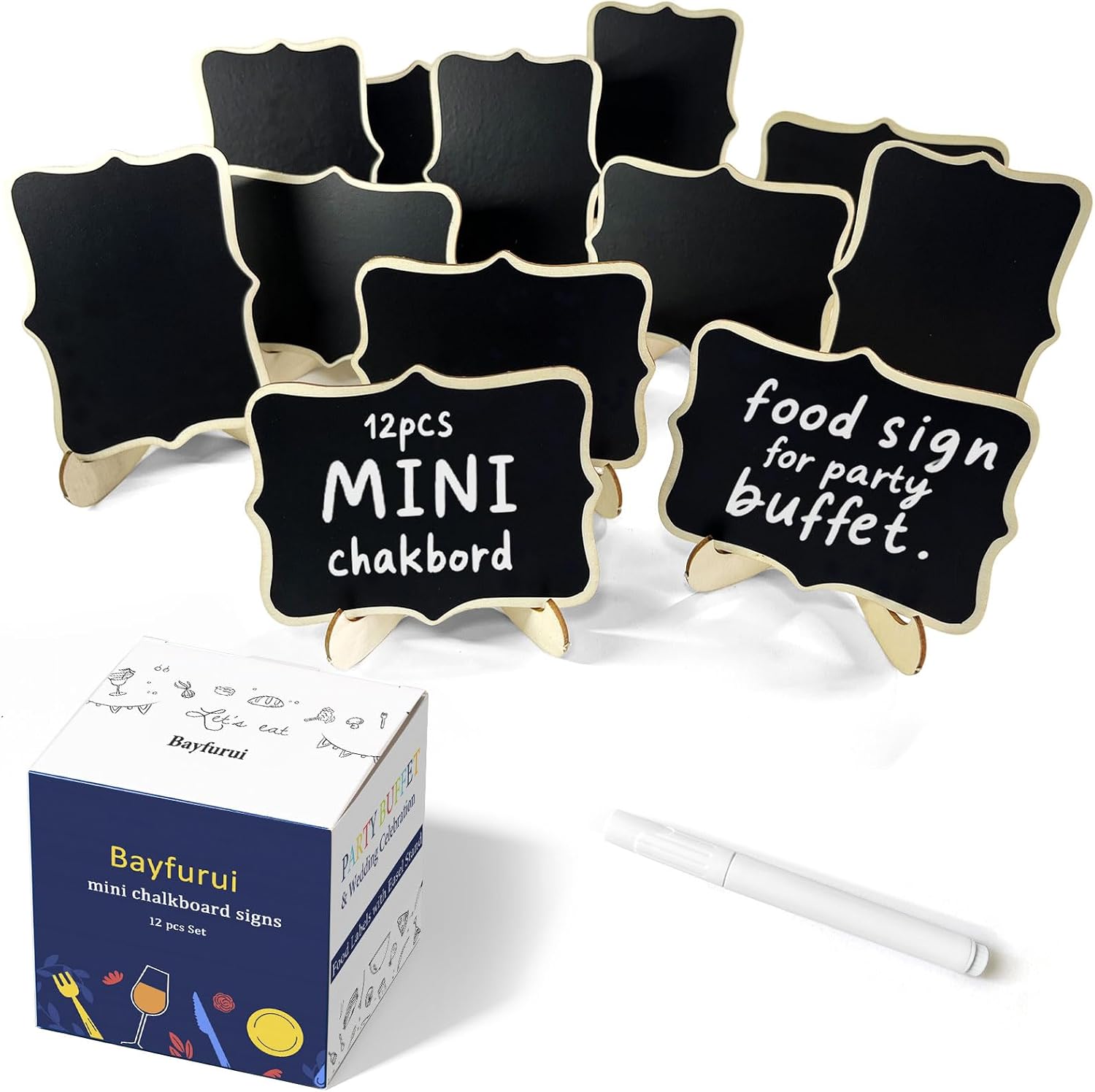 Bayfurui Mini Chalkboard Signs