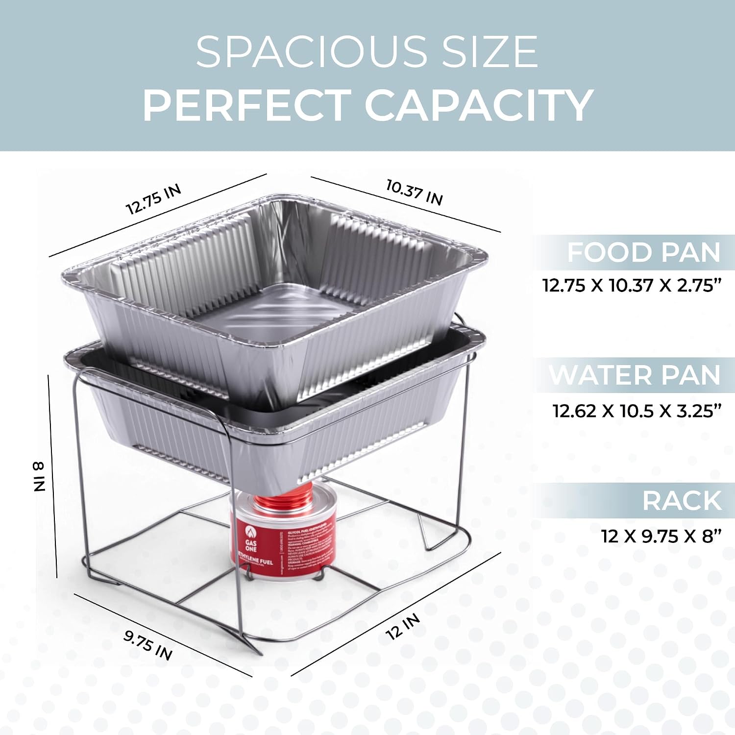 Premium Disposable Chafing Dish Set - Hình 3