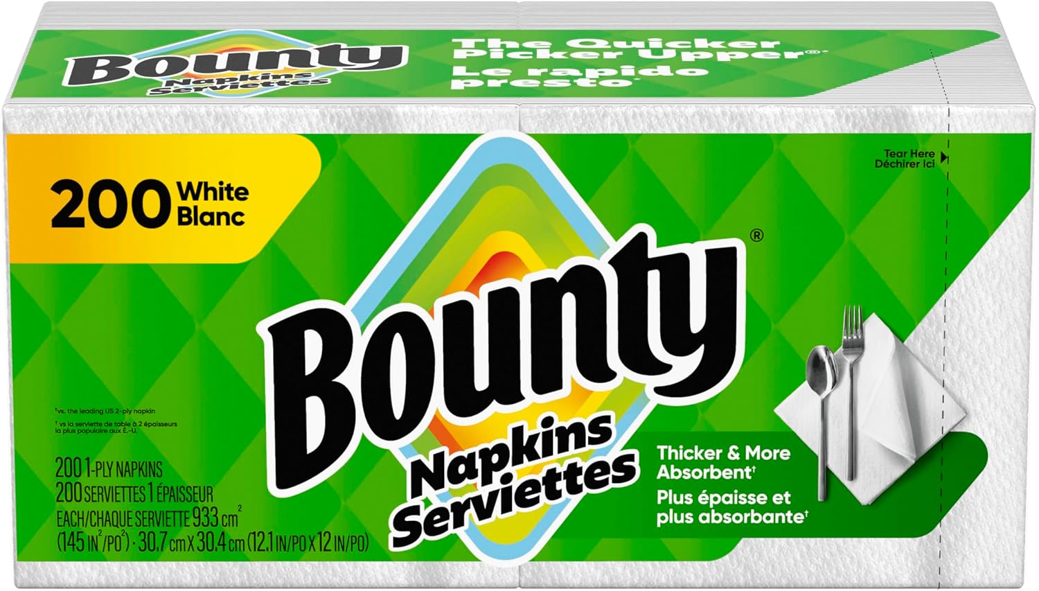 Bounty White Napkins - Hình 8
