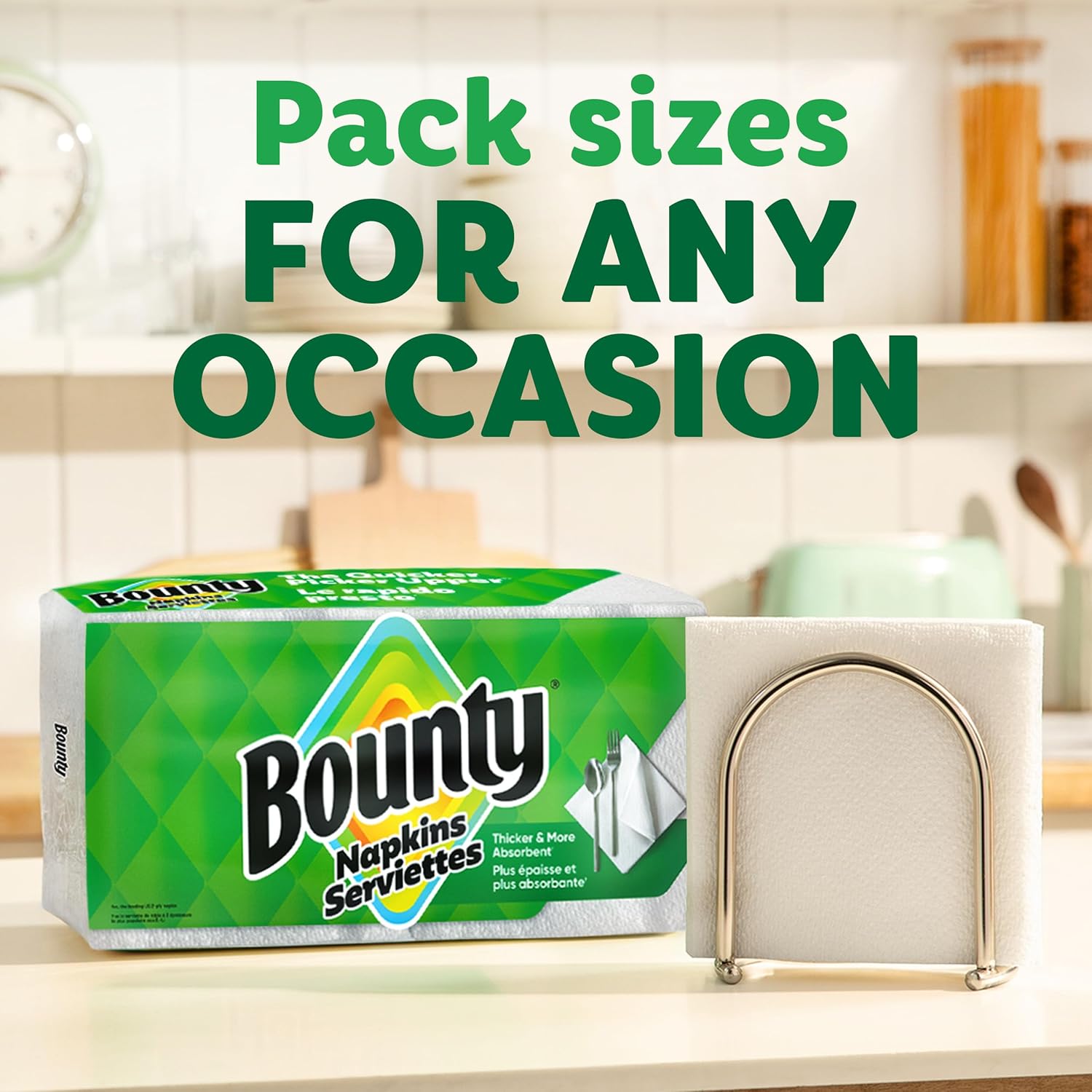 Bounty White Napkins - Hình 5