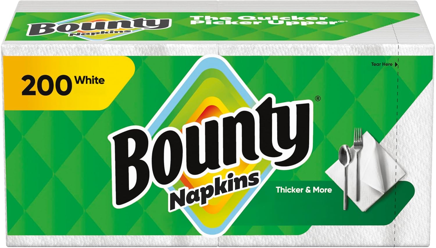 Bounty White Napkins