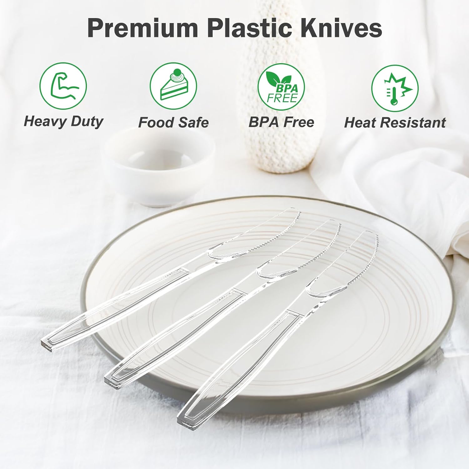 Dealusy Clear Extra Heavy Duty Knives - Hình 4