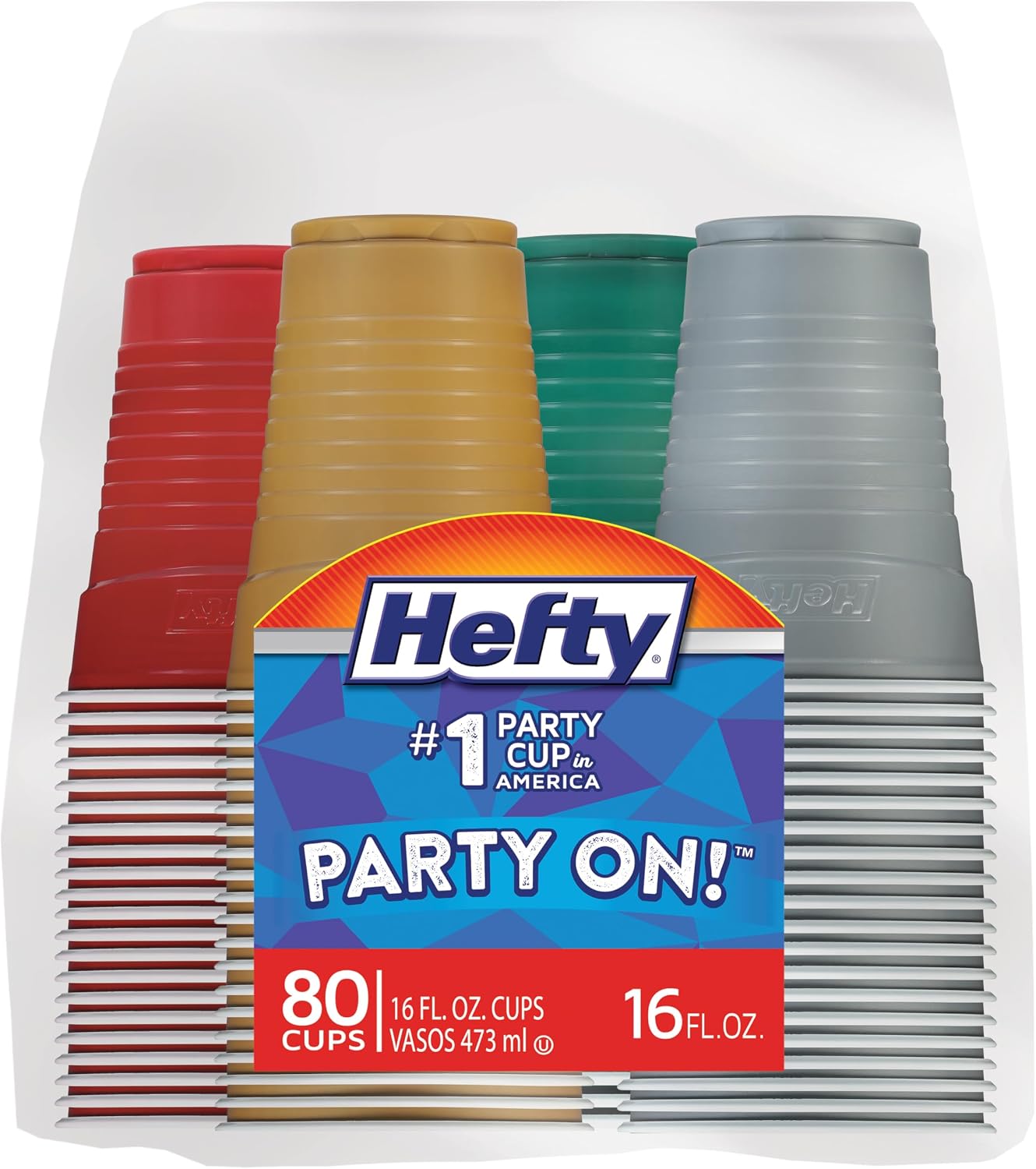 Hefty 16oz Assorted Party Cups - Hình 8