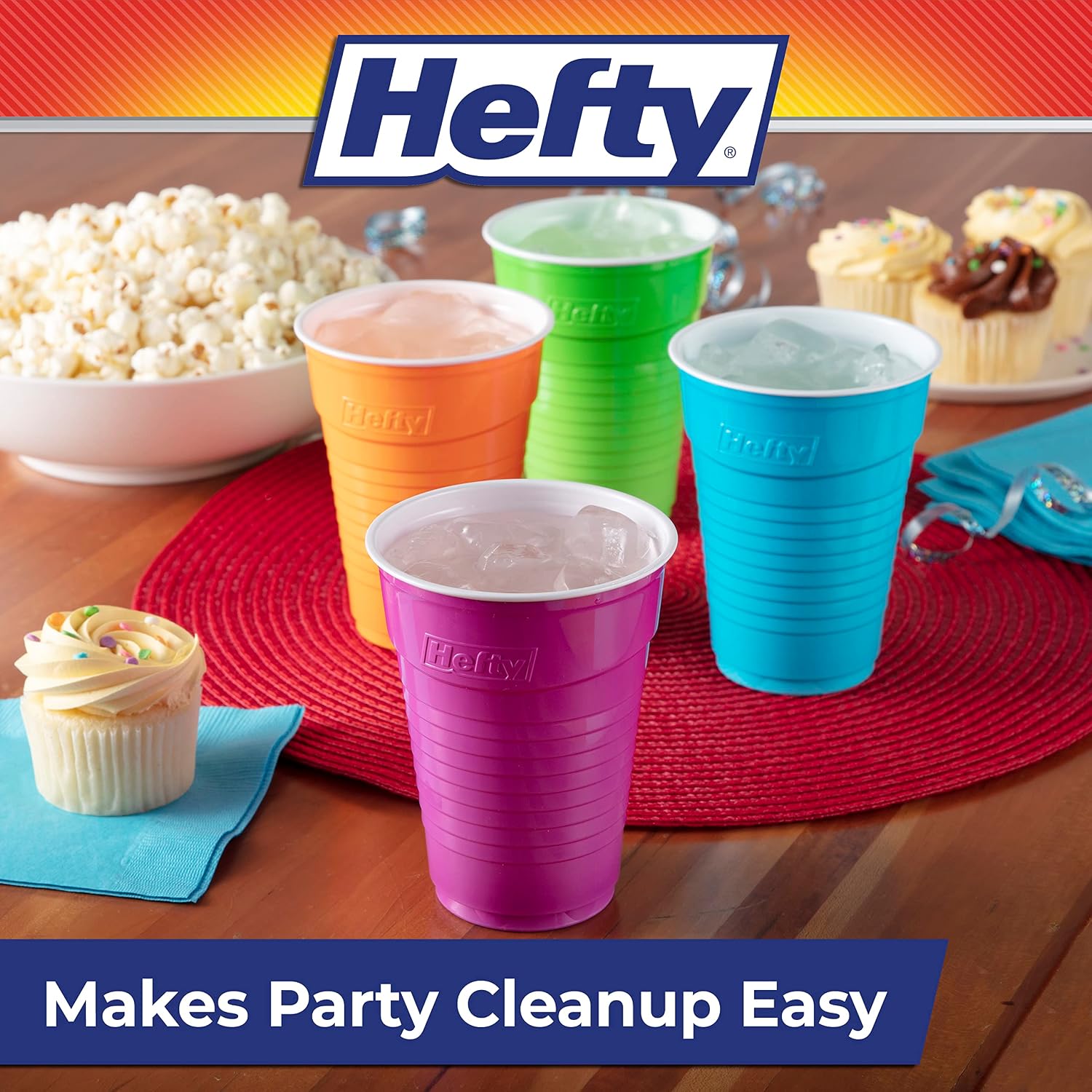 Hefty 16oz Assorted Party Cups - Hình 7