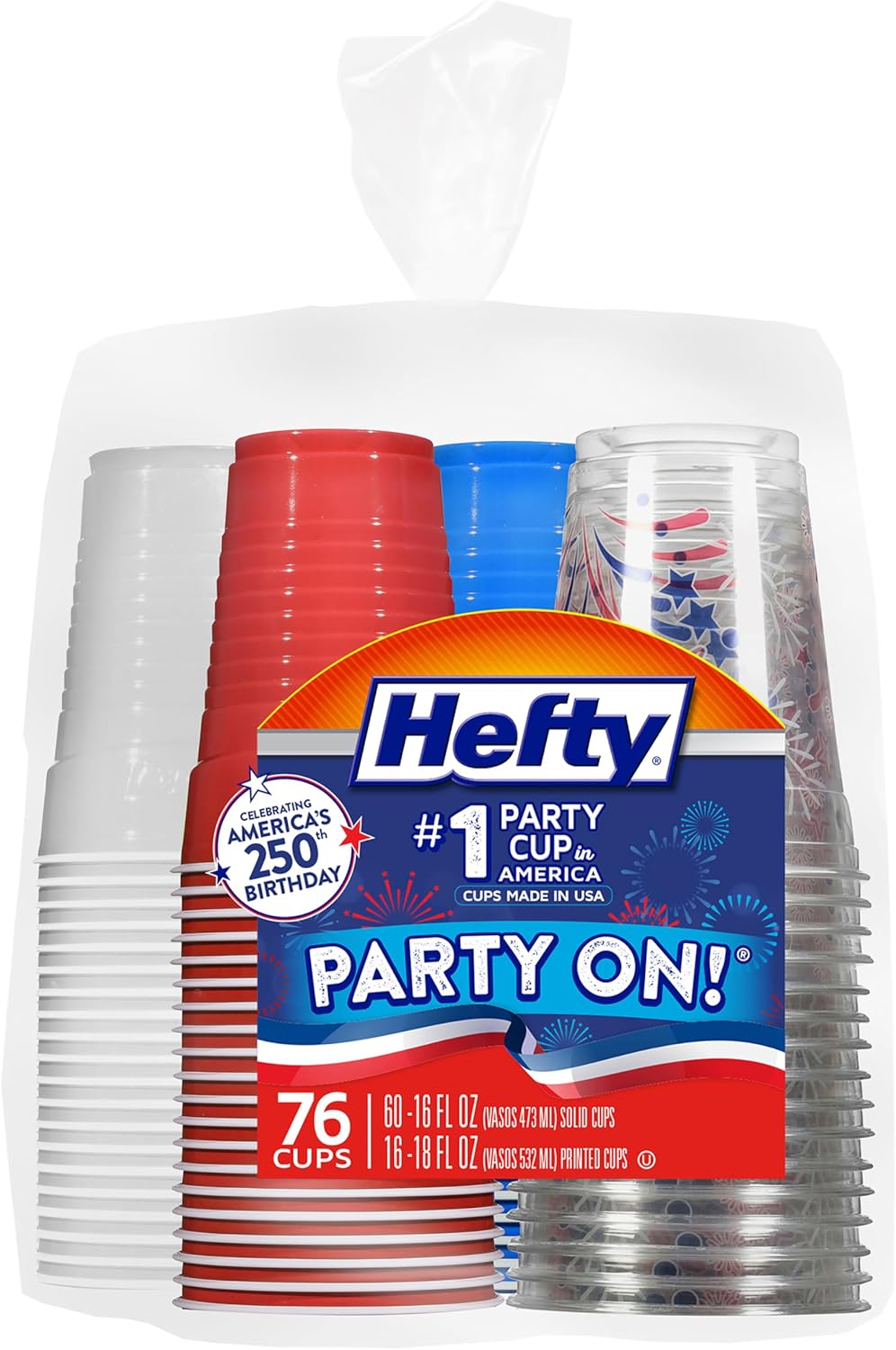 Hefty 16oz Assorted Party Cups - Hình 9