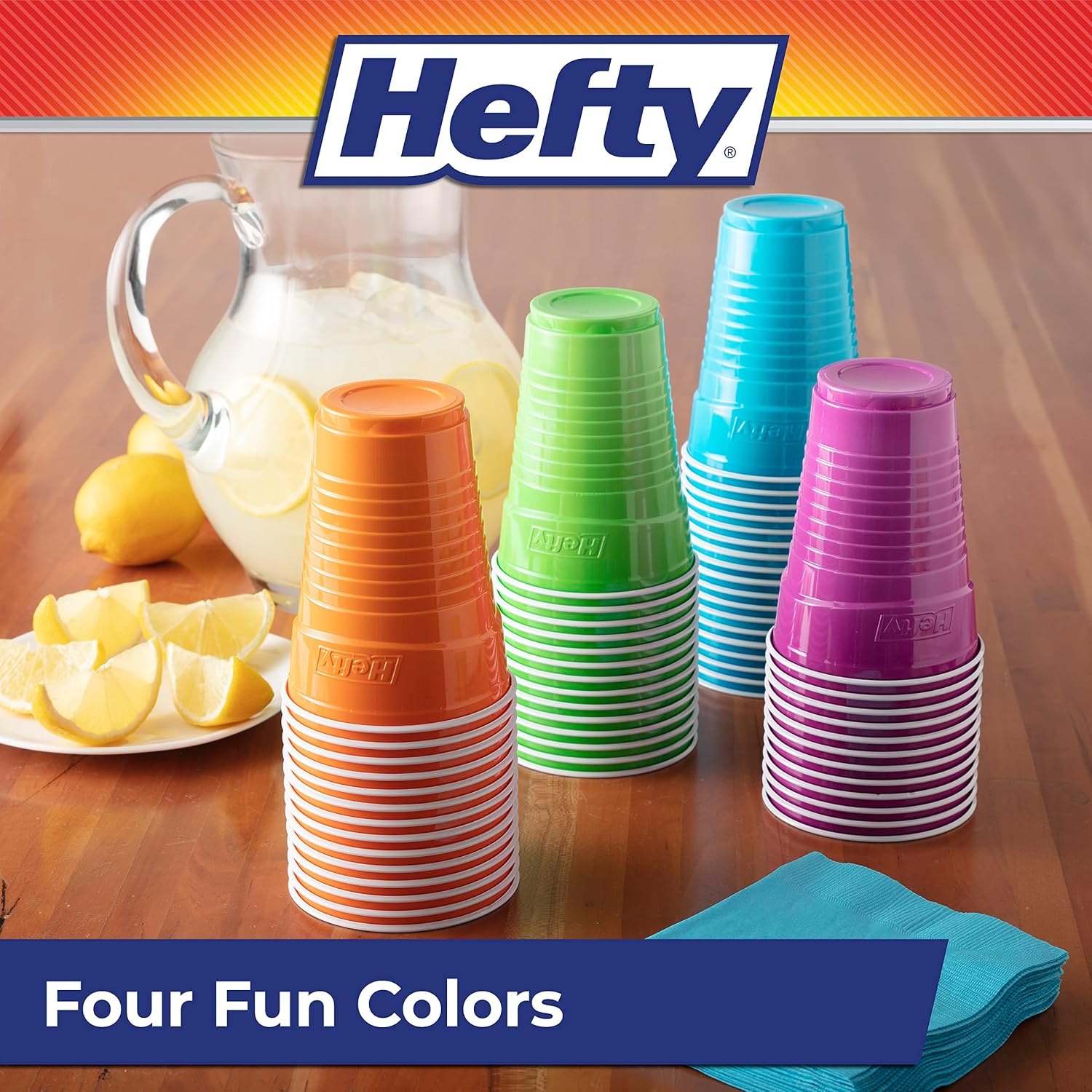 Hefty 16oz Assorted Party Cups - Hình 6