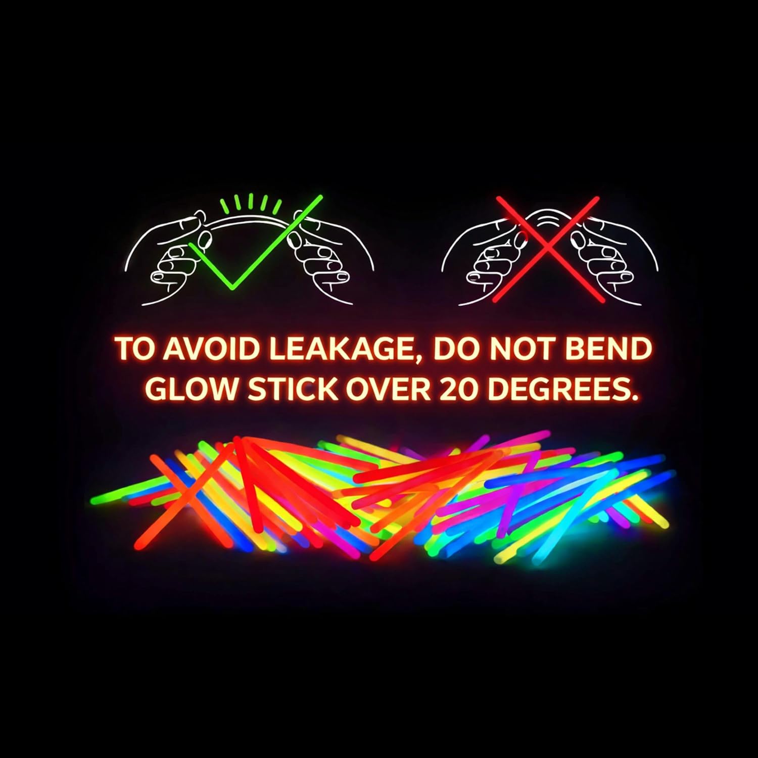Party Sticks Bulk Glow Favors - Hình 3