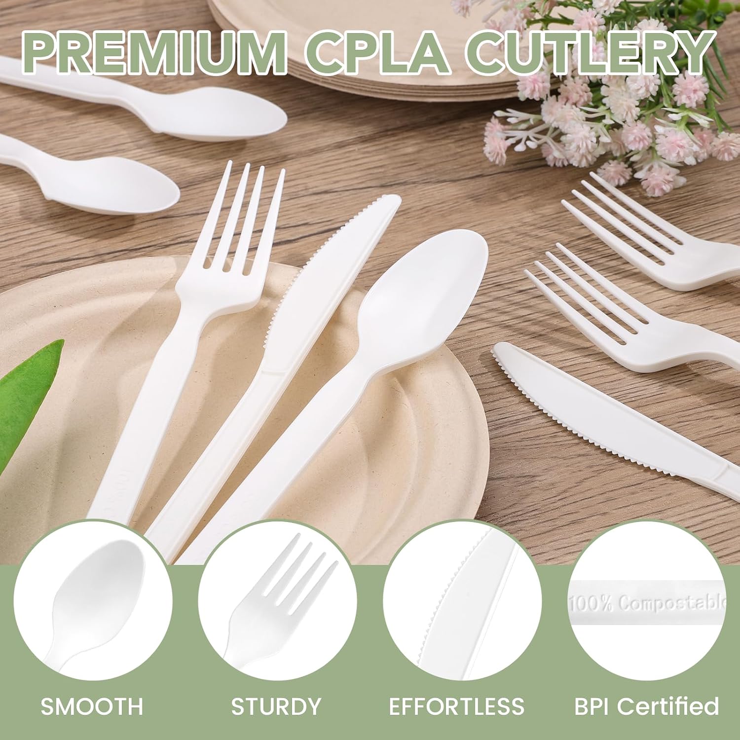 Phyyixs Compostable Forks - Hình 4