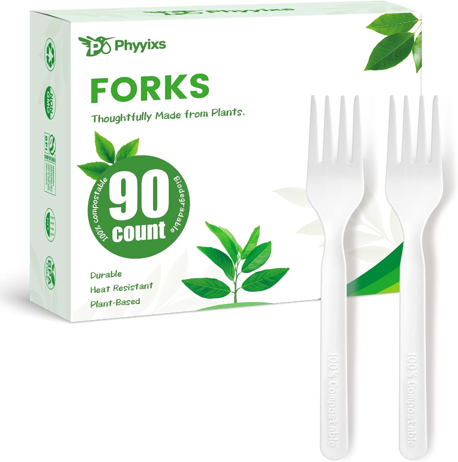 Phyyixs Compostable Forks - Hình 8