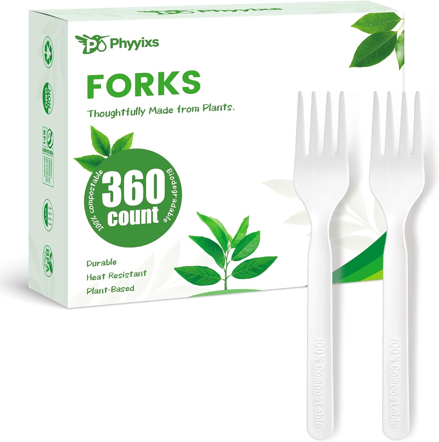 Phyyixs Compostable Forks
