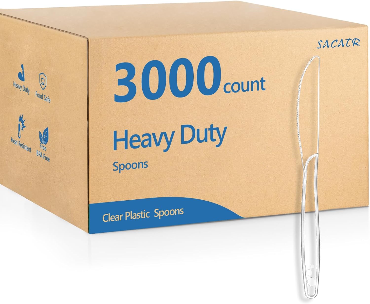 SACATR Heavy Duty Plastic Knives - Hình 9