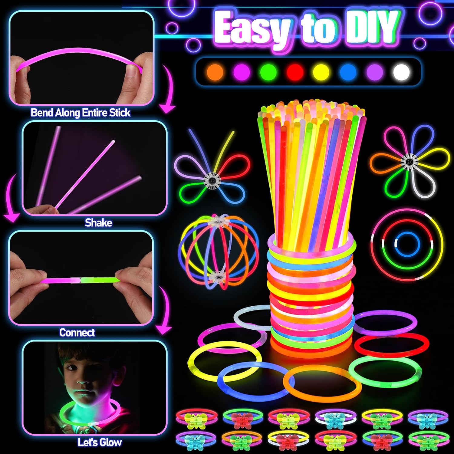 Ultimate Glow Party Favors Set - Hình 3